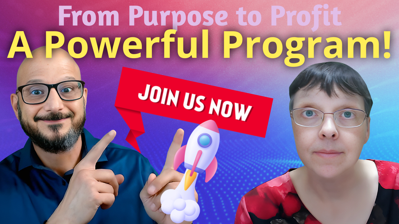 the most powerful program for soulful rapid business growth for wellness entrepreneurs, health coaches, life coaches, spiritual healers, soulful marketers and nutritionists with custom AI apps and AI tools