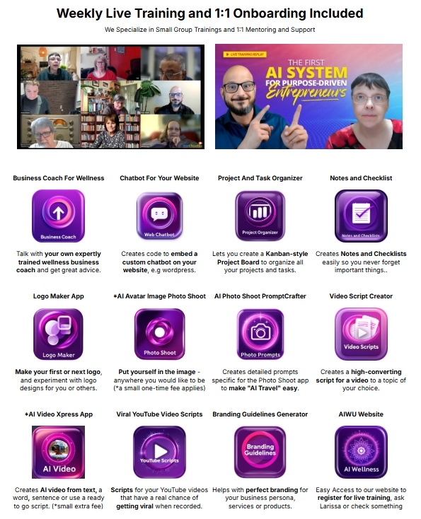 Explorer AI Easy AI System AI apps AI tools for wellness business growth AI training course